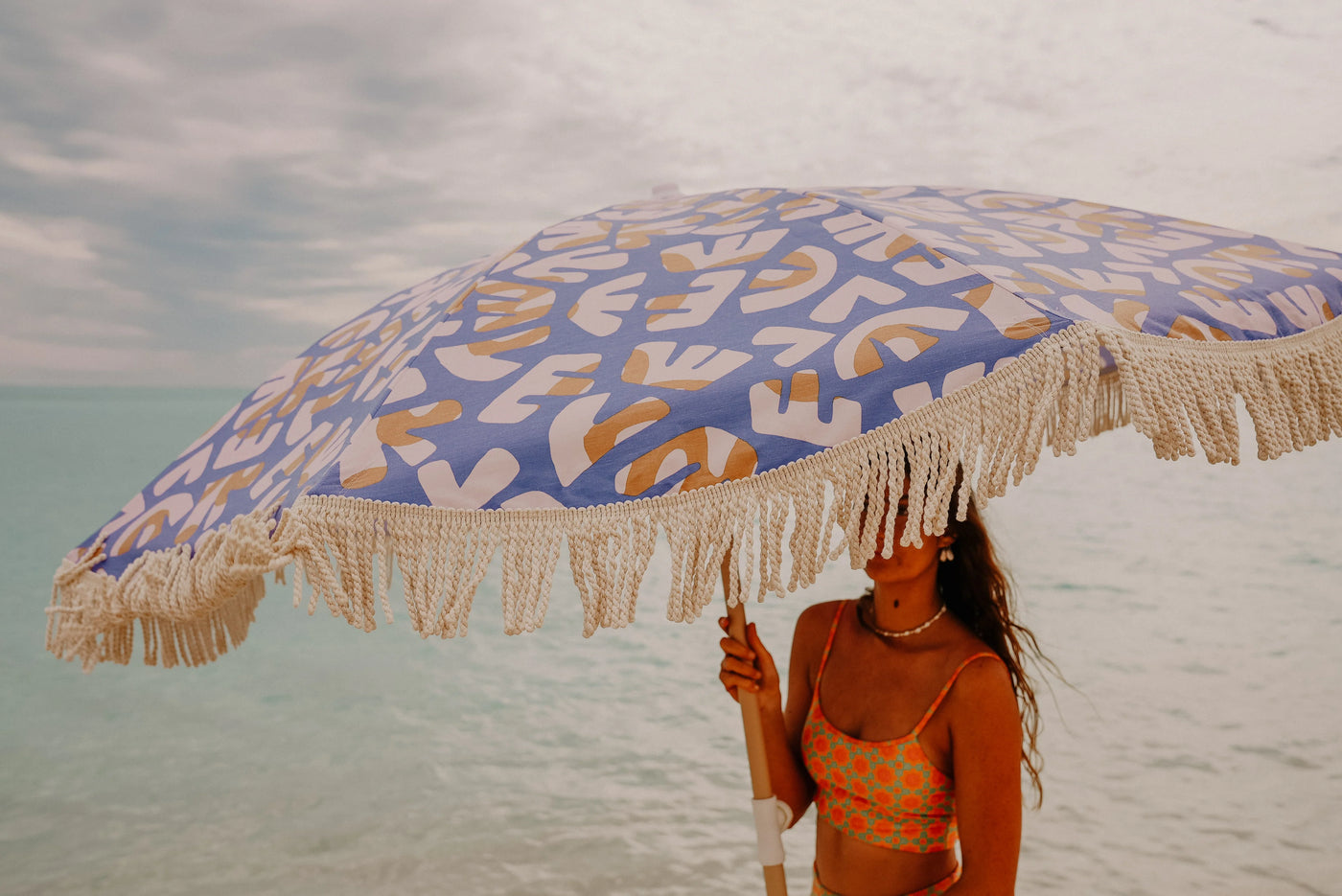 SKY BEACH UMBRELLA X THEA SKELSEY