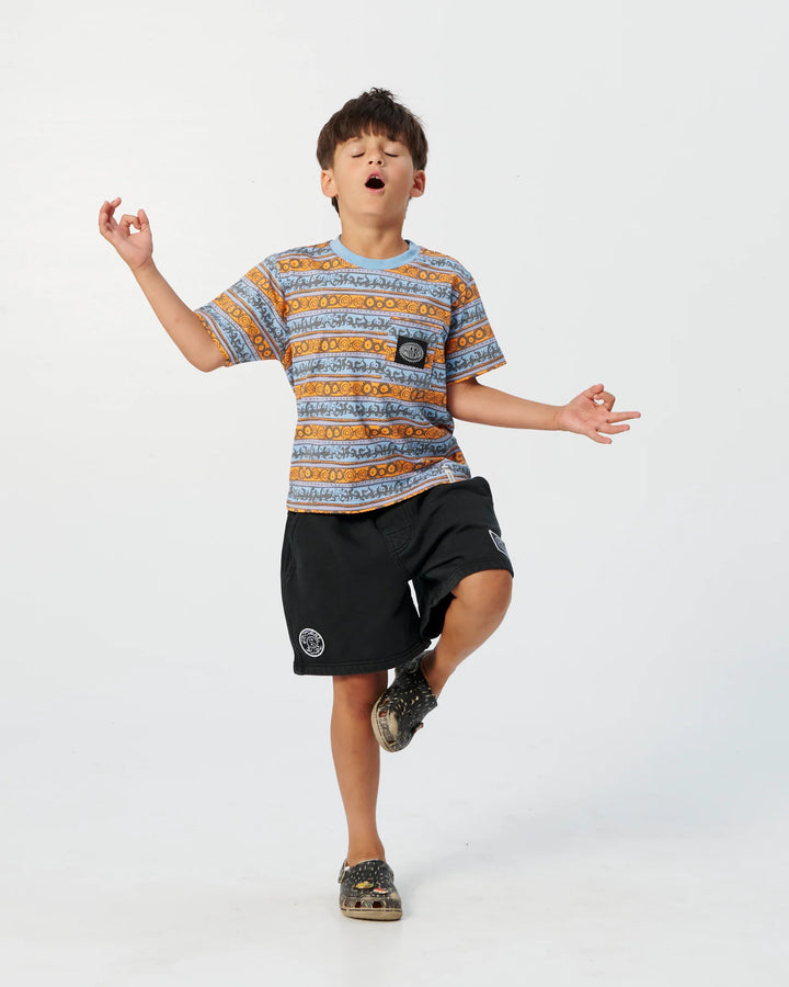 BOYS COGGS STRIPE TEE