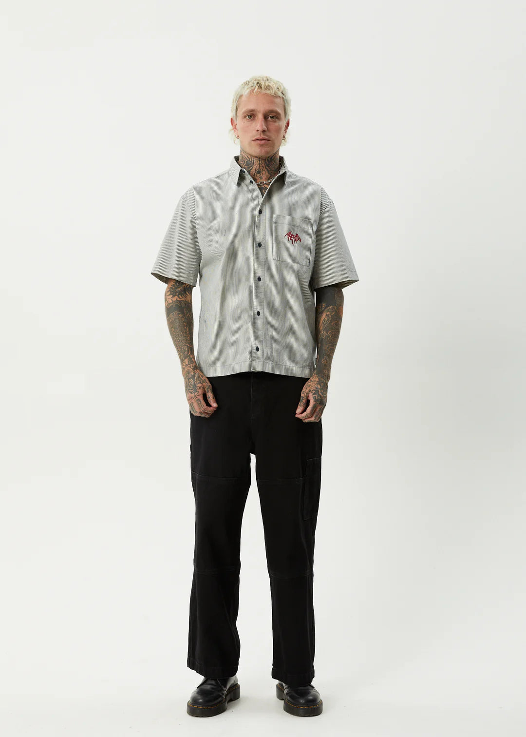 BATS ORGANIC STRIPED SS SHIRT