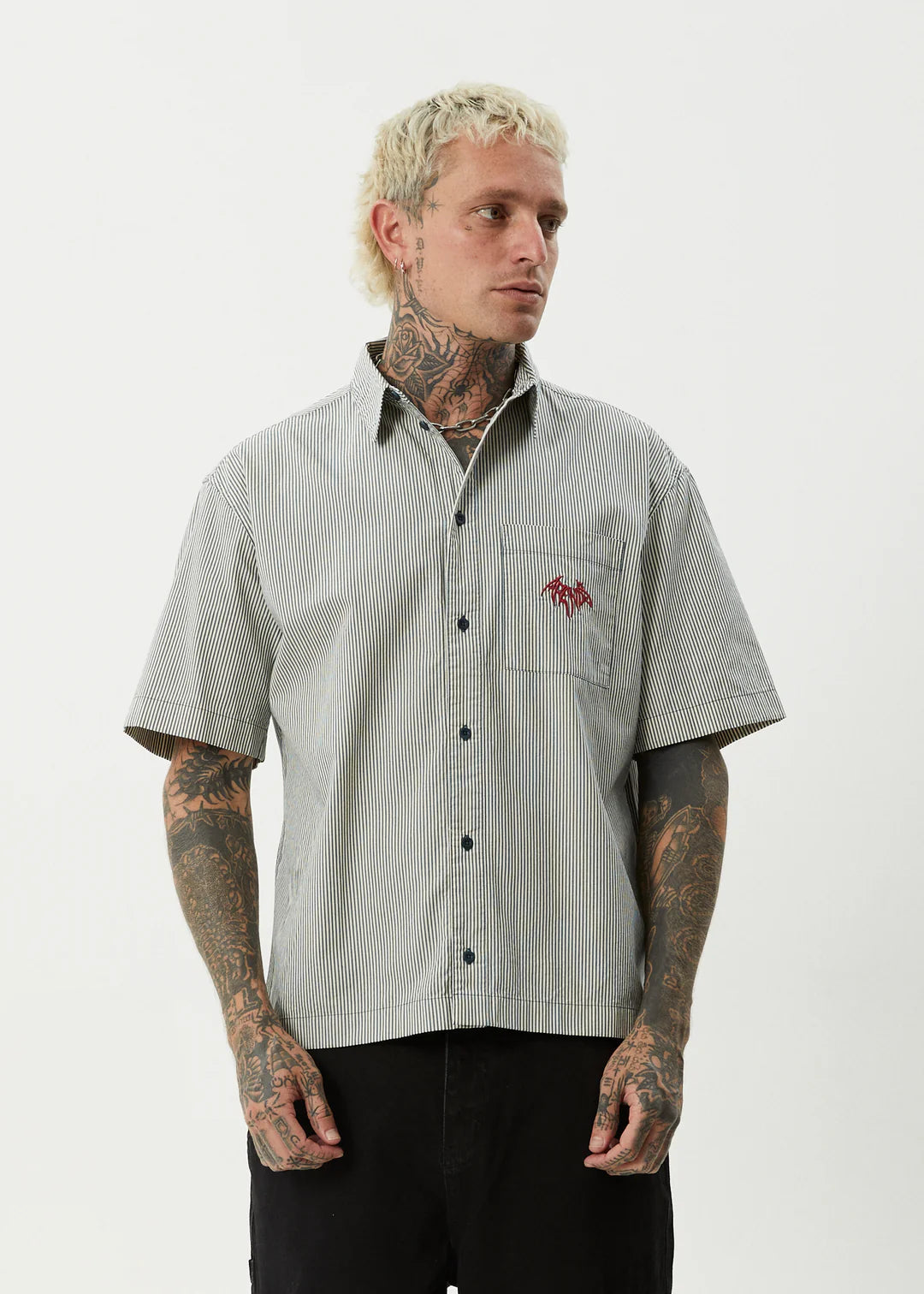 BATS ORGANIC STRIPED SS SHIRT