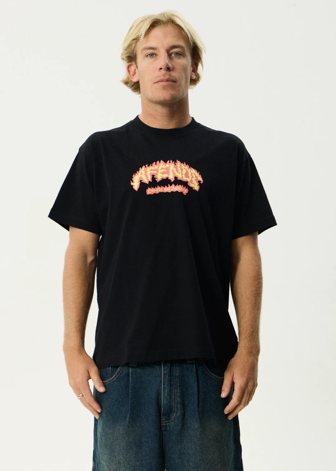 FLAME ON RECYCLED BOXY FIT TEE