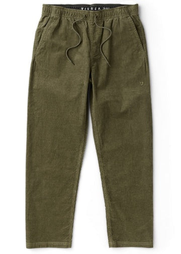 NO SEE UMS CORD ECO ELASTIC PANT - SURPLUS