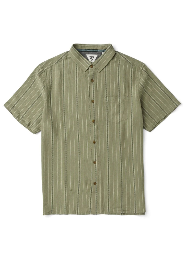 LINEN PIN SS SHIRT