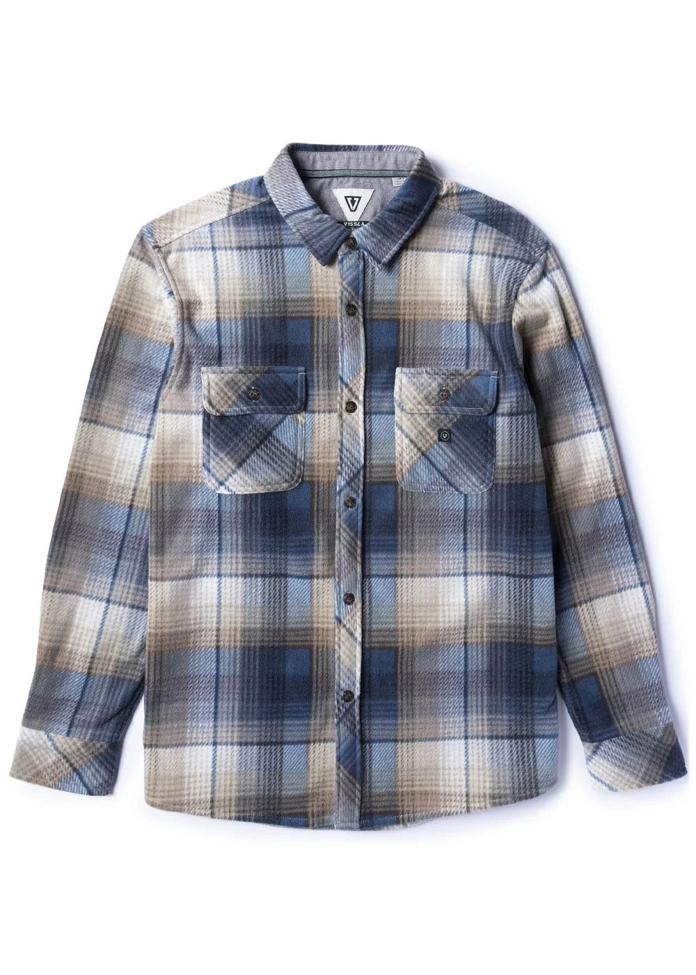 ECO-ZY L/S FLANNO - SEA WATER