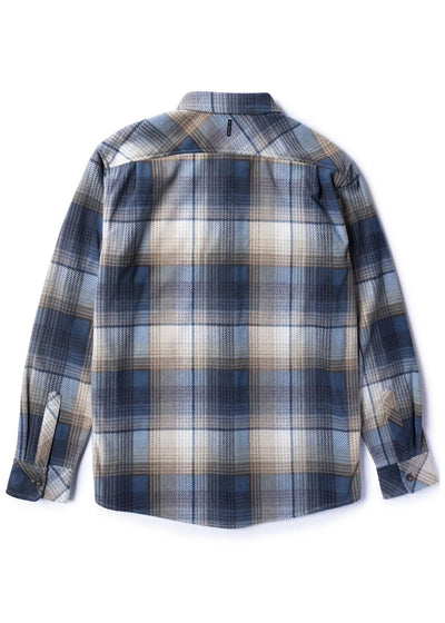 ECO-ZY L/S FLANNO - SEA WATER