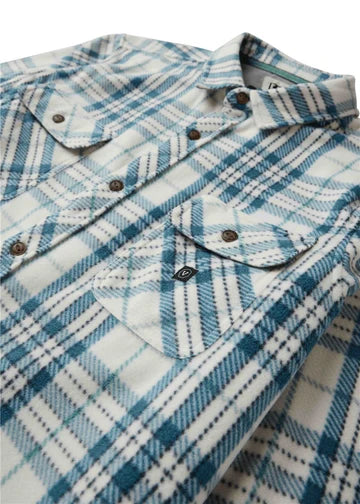 ECO-ZY LS POLAR FLANNEL - VINTAGE WHITE