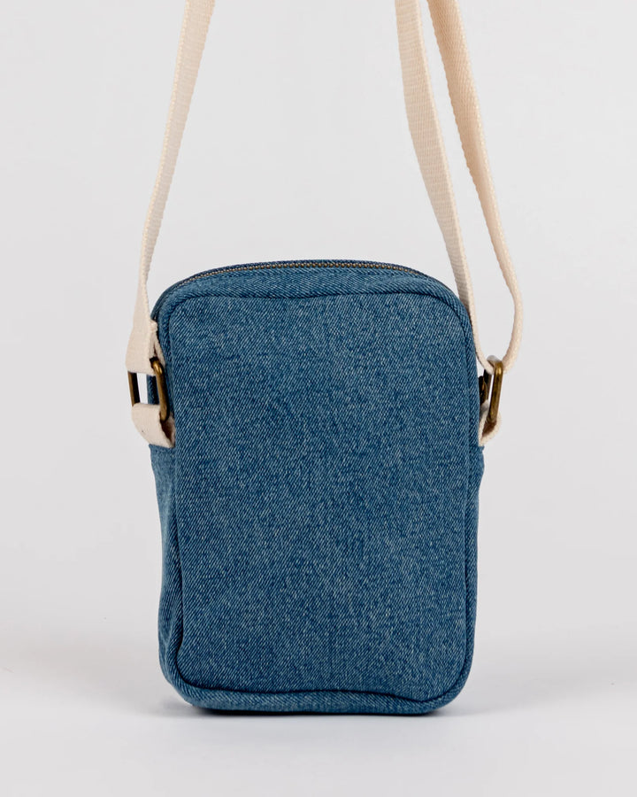 BILLIE JEAN DENIM CROSSBODY BAG