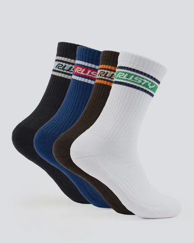 PIT CREW MID CALF 4-SOCK PACK