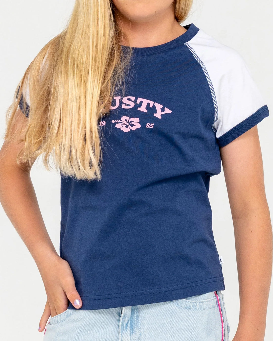 RILEY RAGLAN BABY TEE