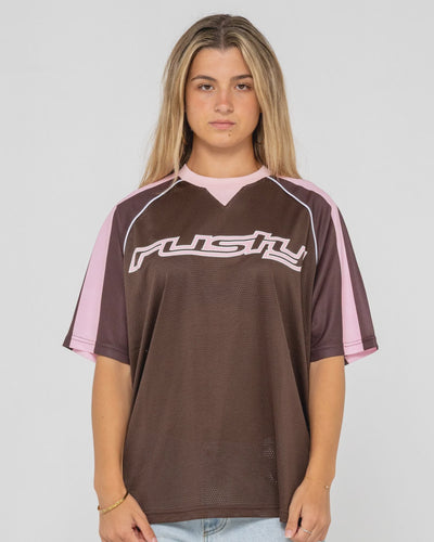 NAPLES CONTRAST  OVERSIZED SPORTS JERSEY