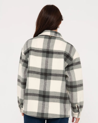 WREN OVERSIZED PLAID JACKET