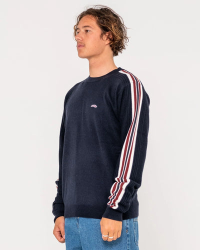 BIG RED CREW NECK SWEATER