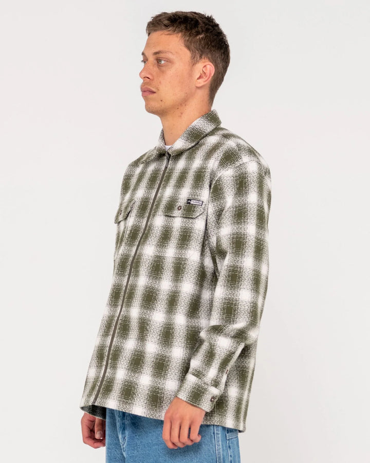 ZEAL ZIP THRU OVER SHIRT