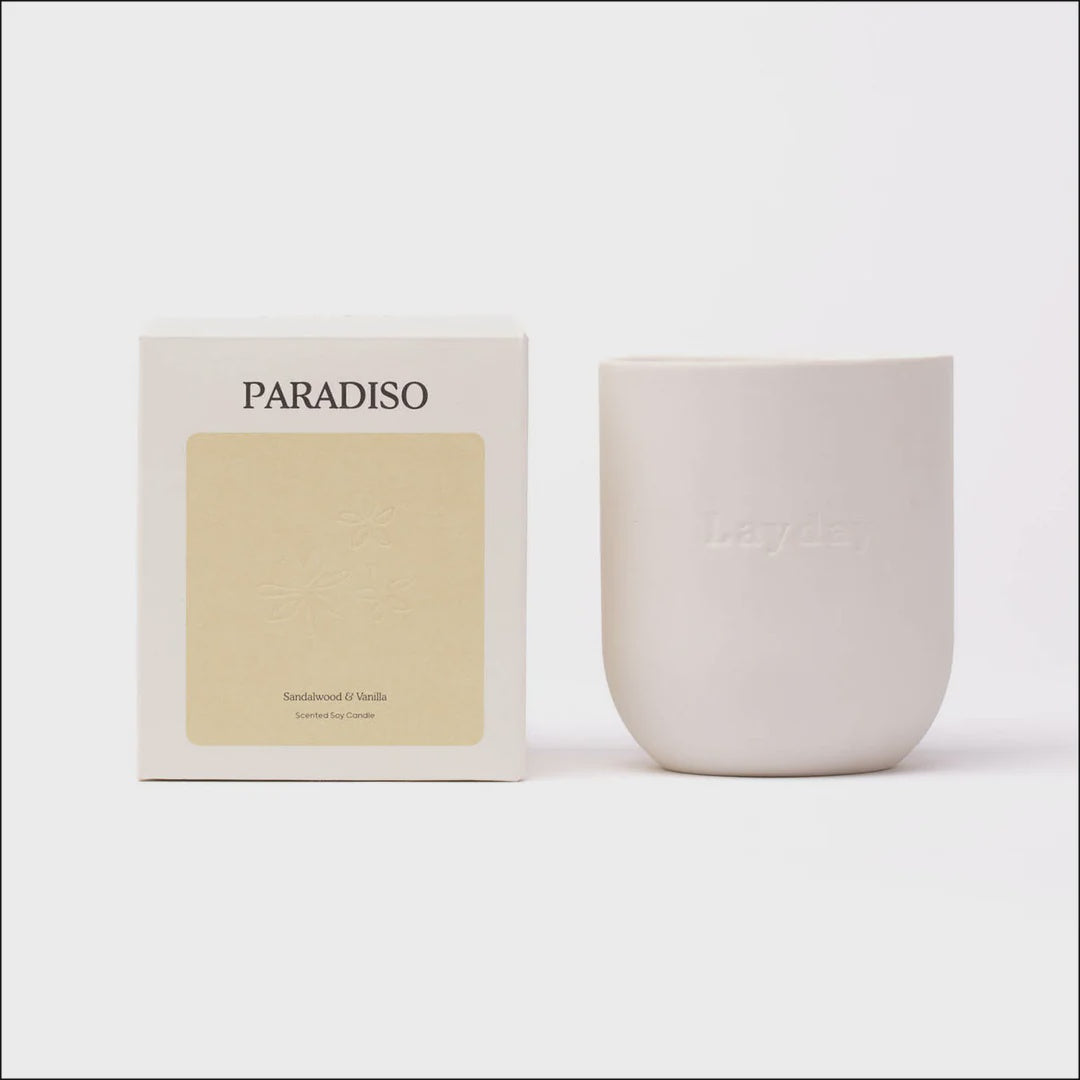 PARADISO CANDLE - SANDALWOOD VANILLA