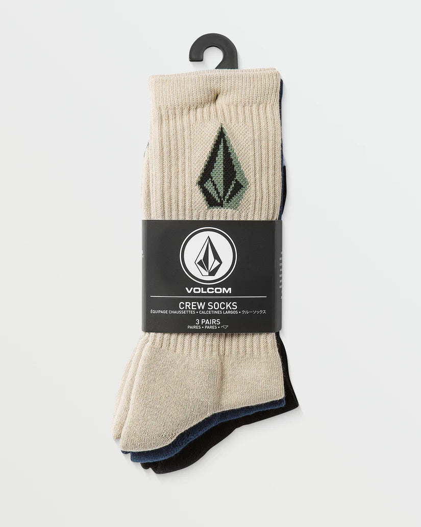 VOLCOM FULL STONE SOCKS 3PACK