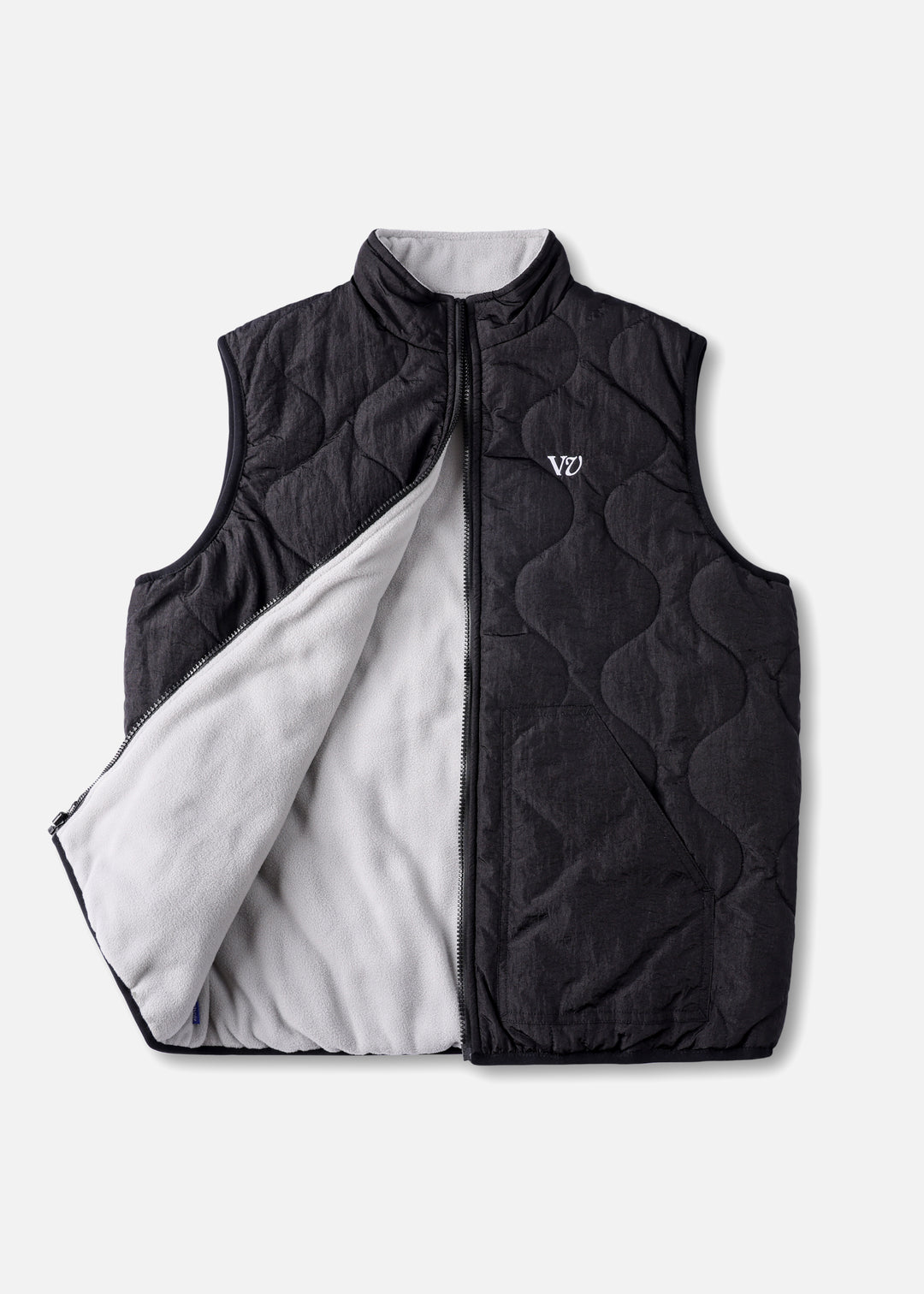 VV REVERSIBLE QUILTED VEST