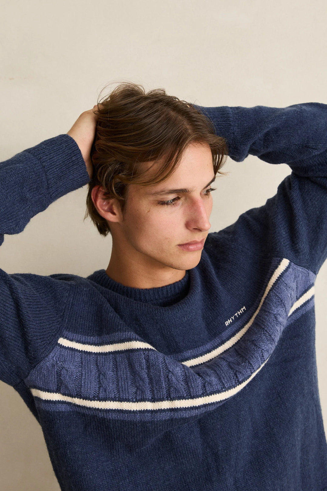 MOHAIR STRIPE KNIT