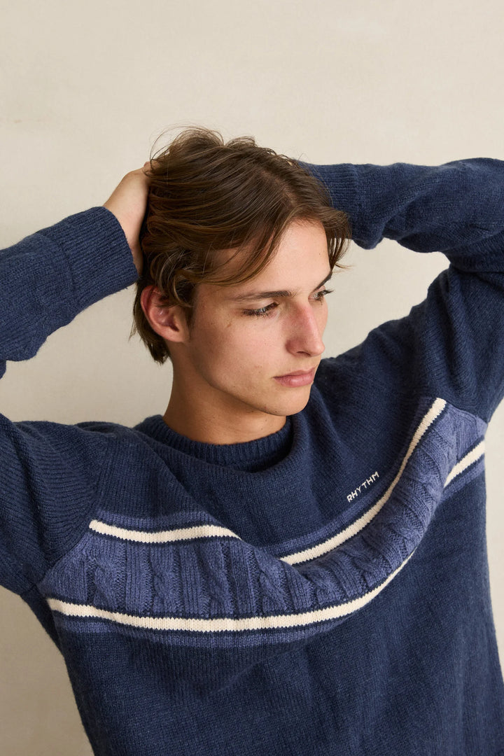 MOHAIR STRIPE KNIT