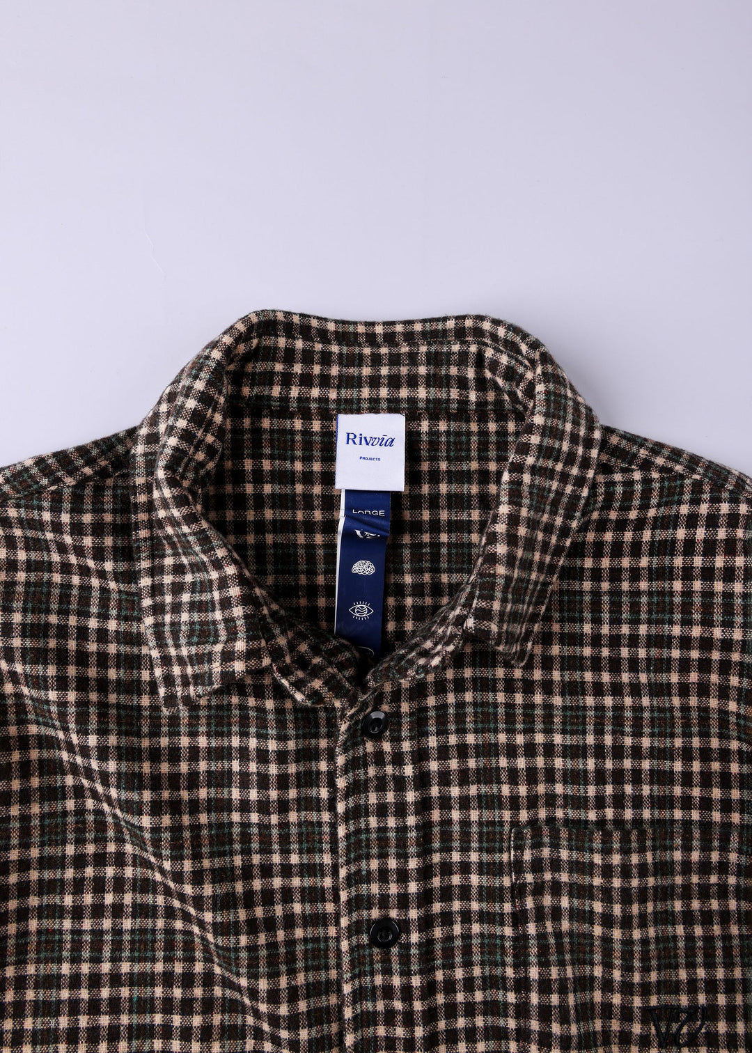 PLAID OFF TRACK SHIRT BROWN