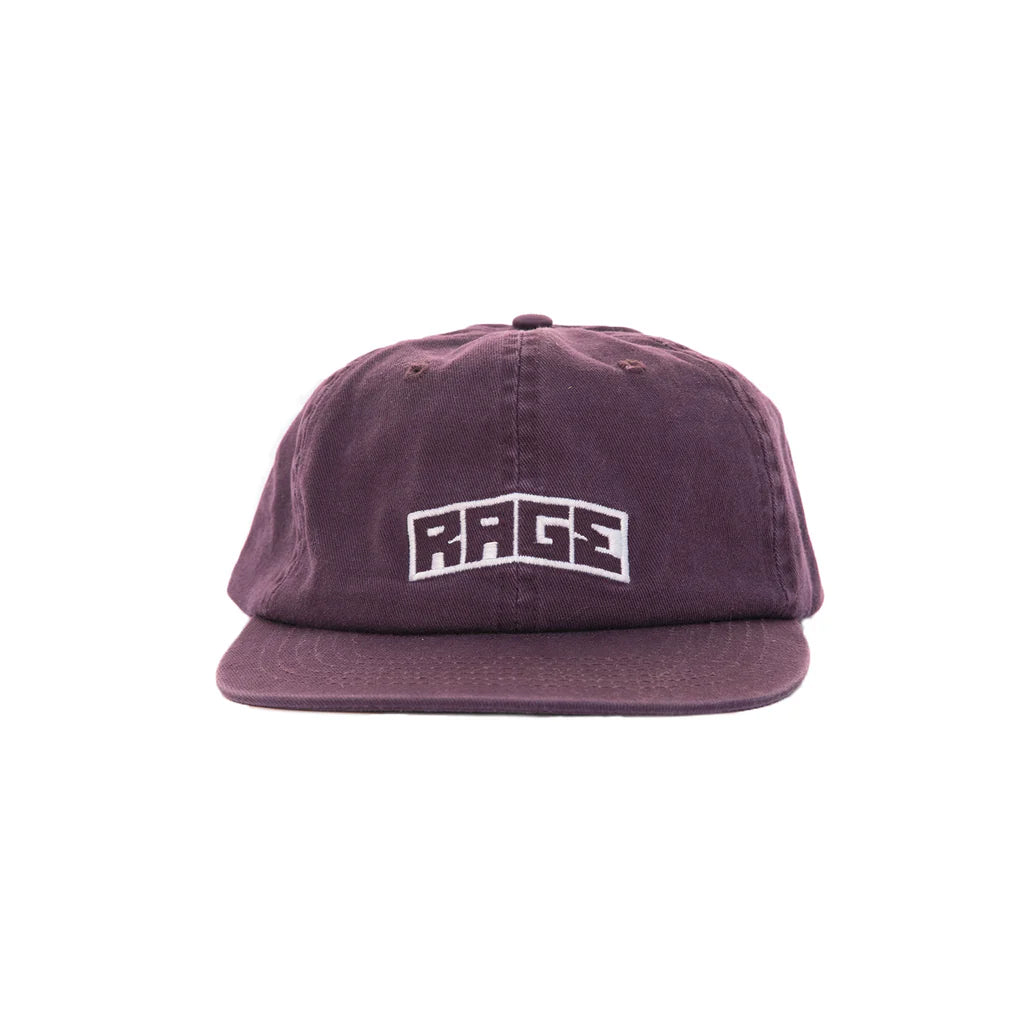 RAGE LOGO HAT - PURPLE