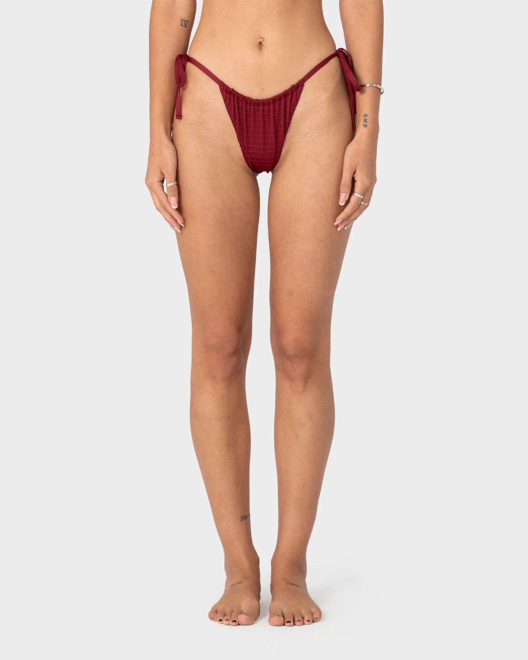 CEDAR CHEEKY SIDE TIE BIKINI BOTTOM