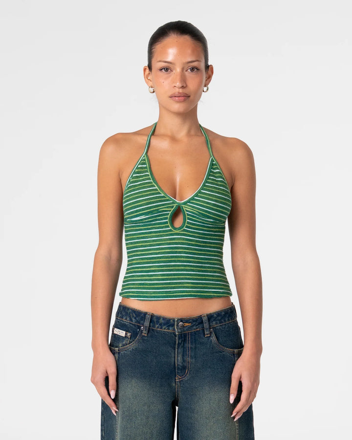 EMMA CUT OUT HALTER TANK