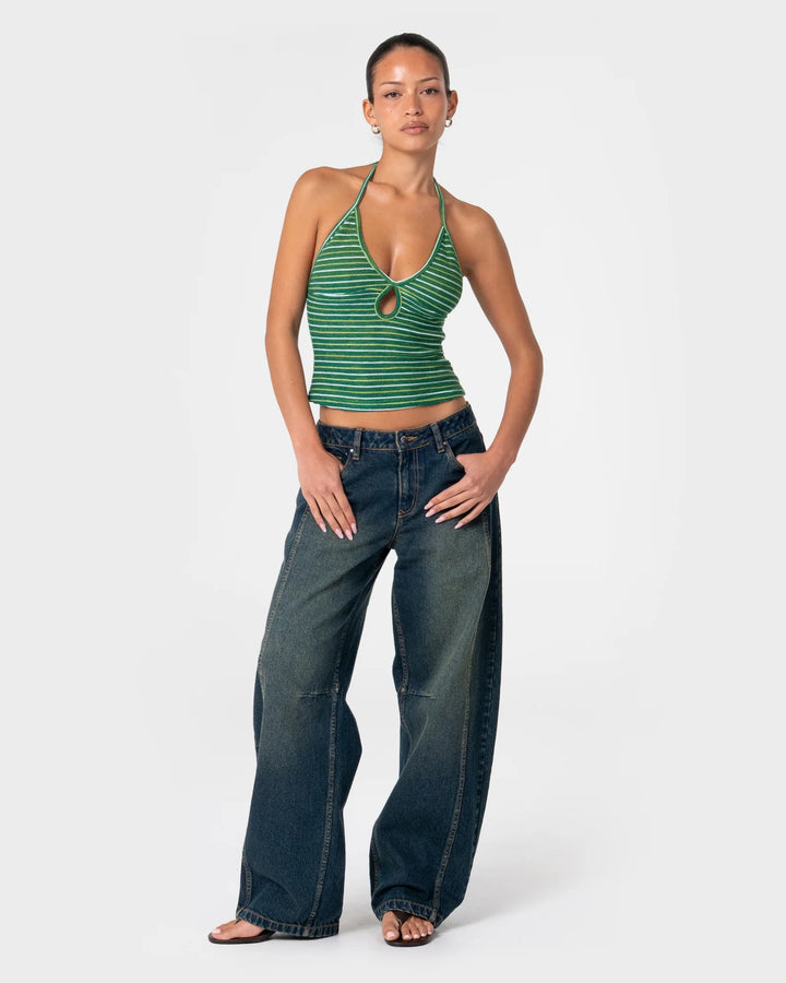 EMMA CUT OUT HALTER TANK