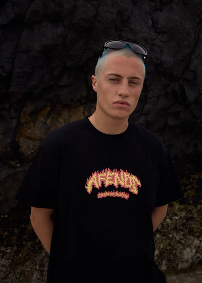 FLAME ON RECYCLED BOXY FIT TEE