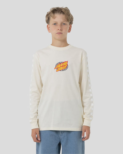 GOAL FLAME CENTER CHECK LS REGULAR FIT TEE