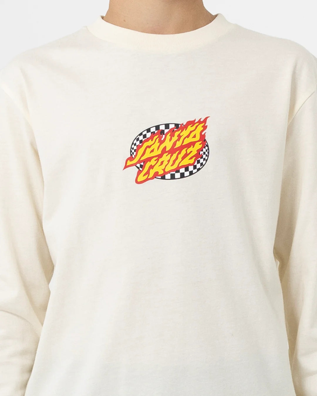 GOAL FLAME CENTER CHECK LS REGULAR FIT TEE