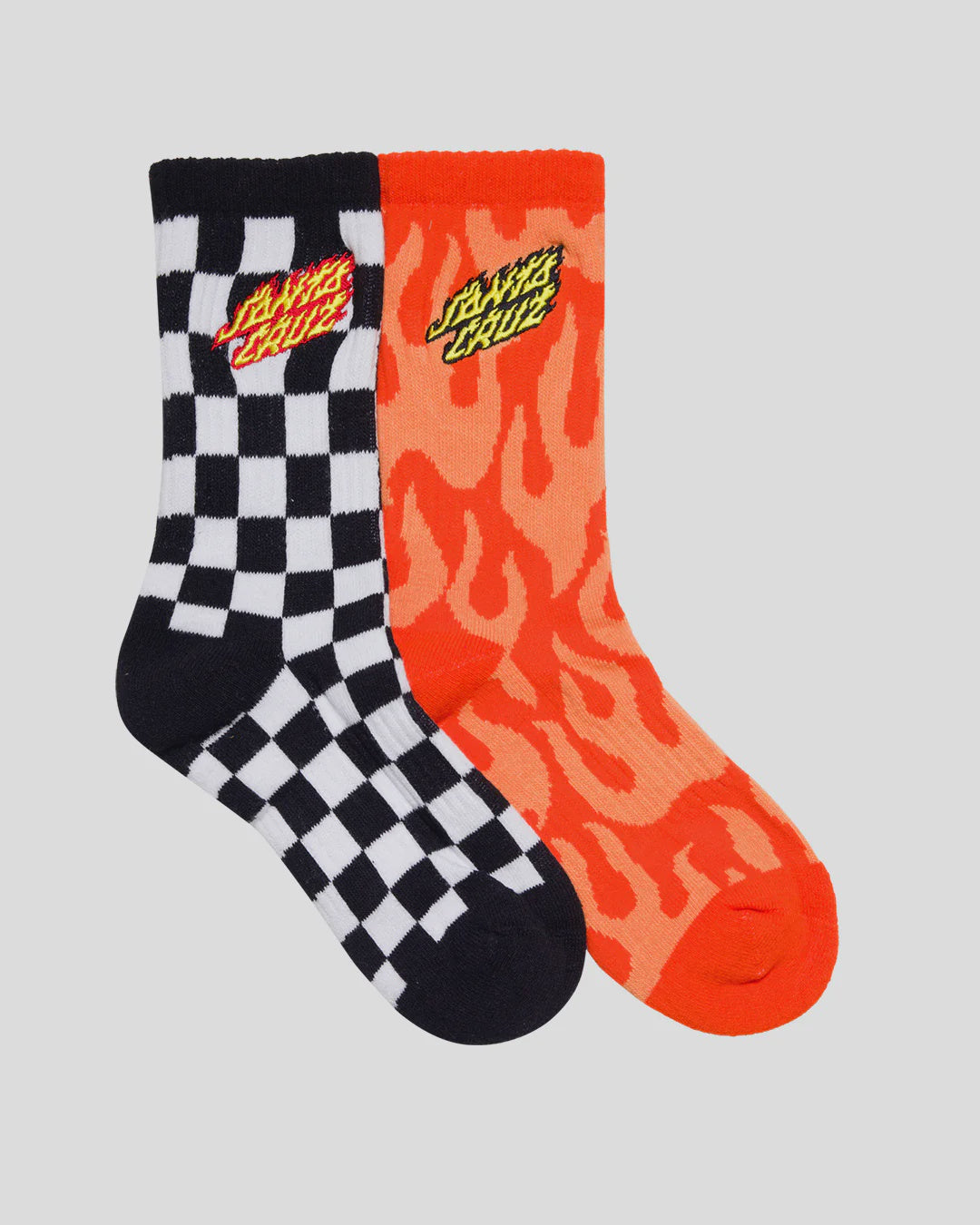 FLAMING STACK CREW SOCK 2-PACK