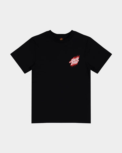 FLAME DOT UPSIDE DOWN TEE