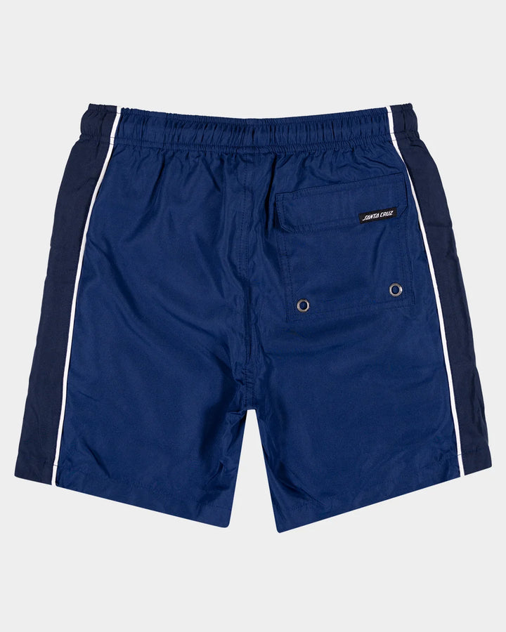 BOYS FISHEYE STRIP BOARDSHORT