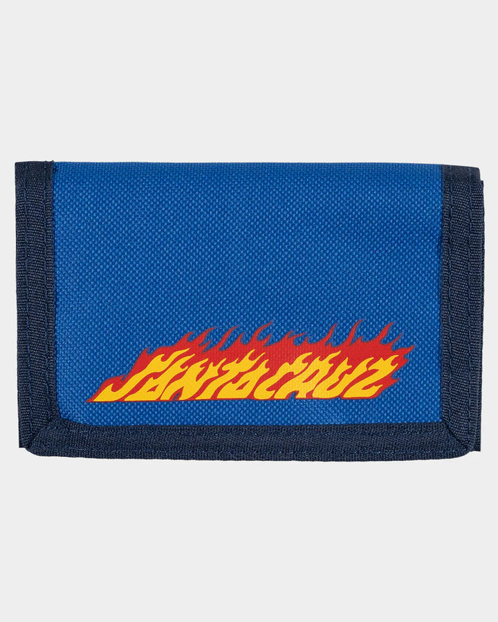 FLAME RINGED DOT VELCRO WALLET