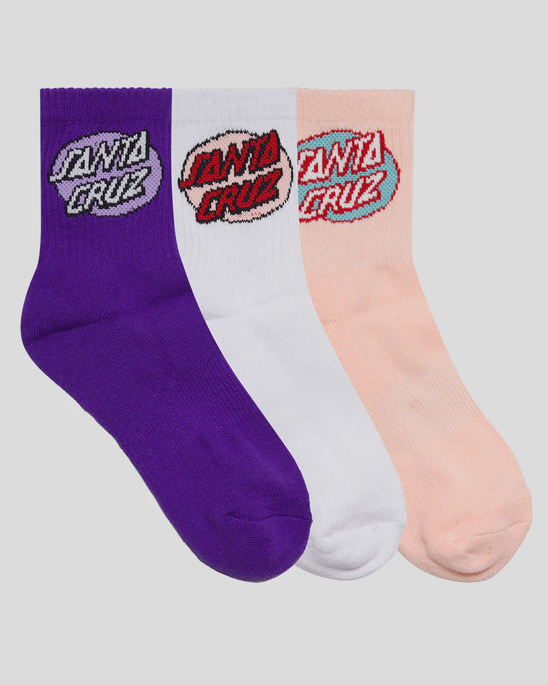 OVAL DOT MID SOCK 3-PACK