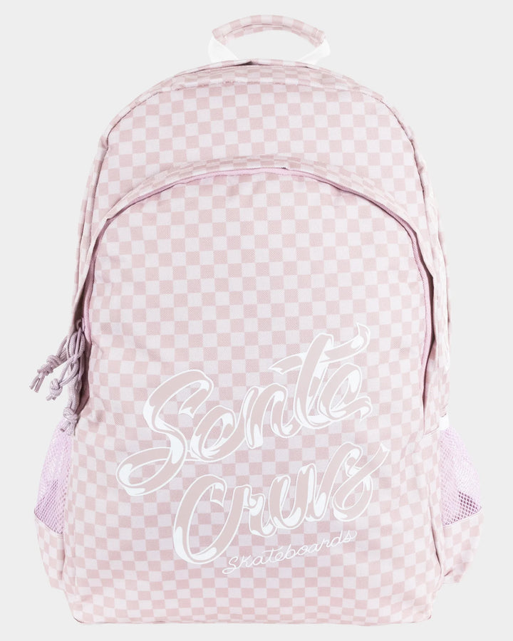 RIBBON SCRIPT CHECK BACKPACK