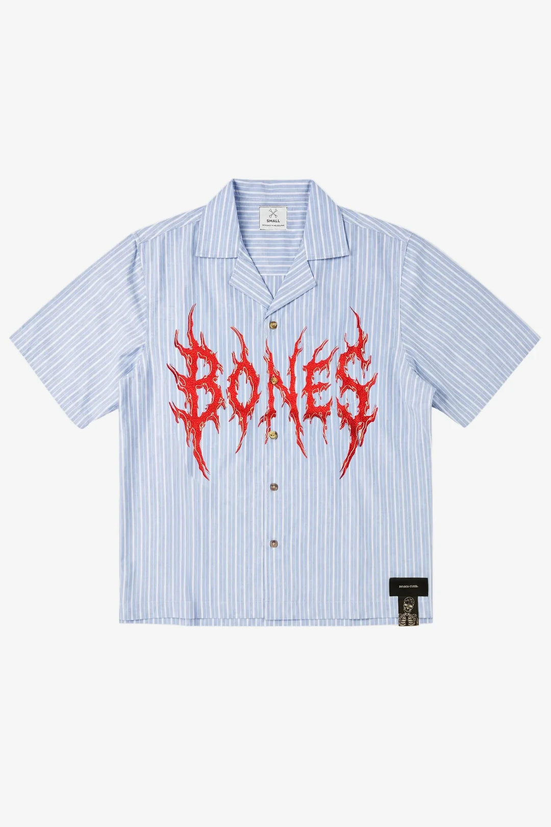 ROCKER STRIPED BOWLO SHIRT