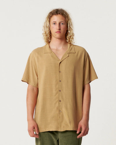 ERNIE RESORT SHIRT - TAN