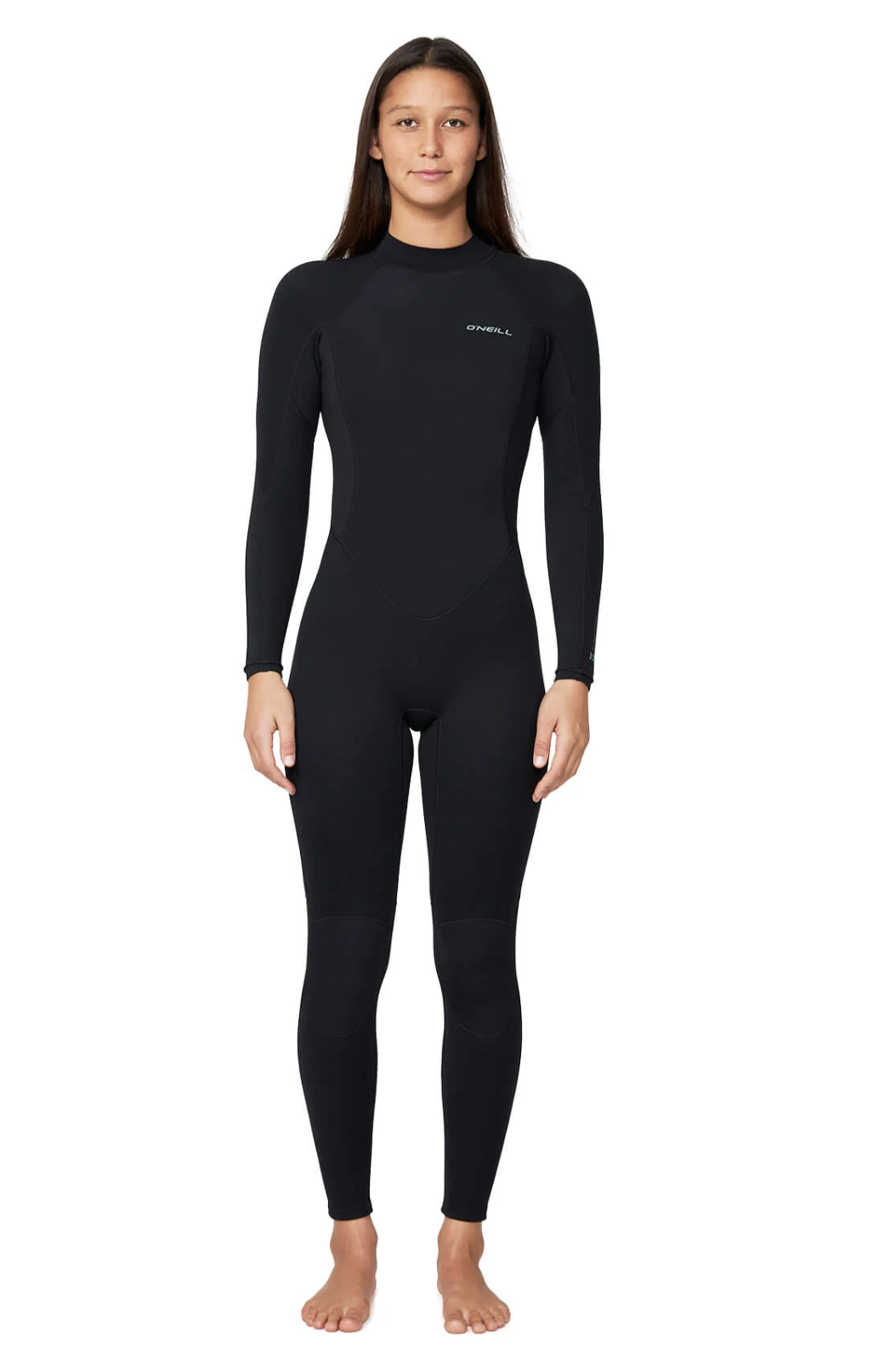 Women's Reactor 3/2mm Steamer Back Zip Wetsuit - Black