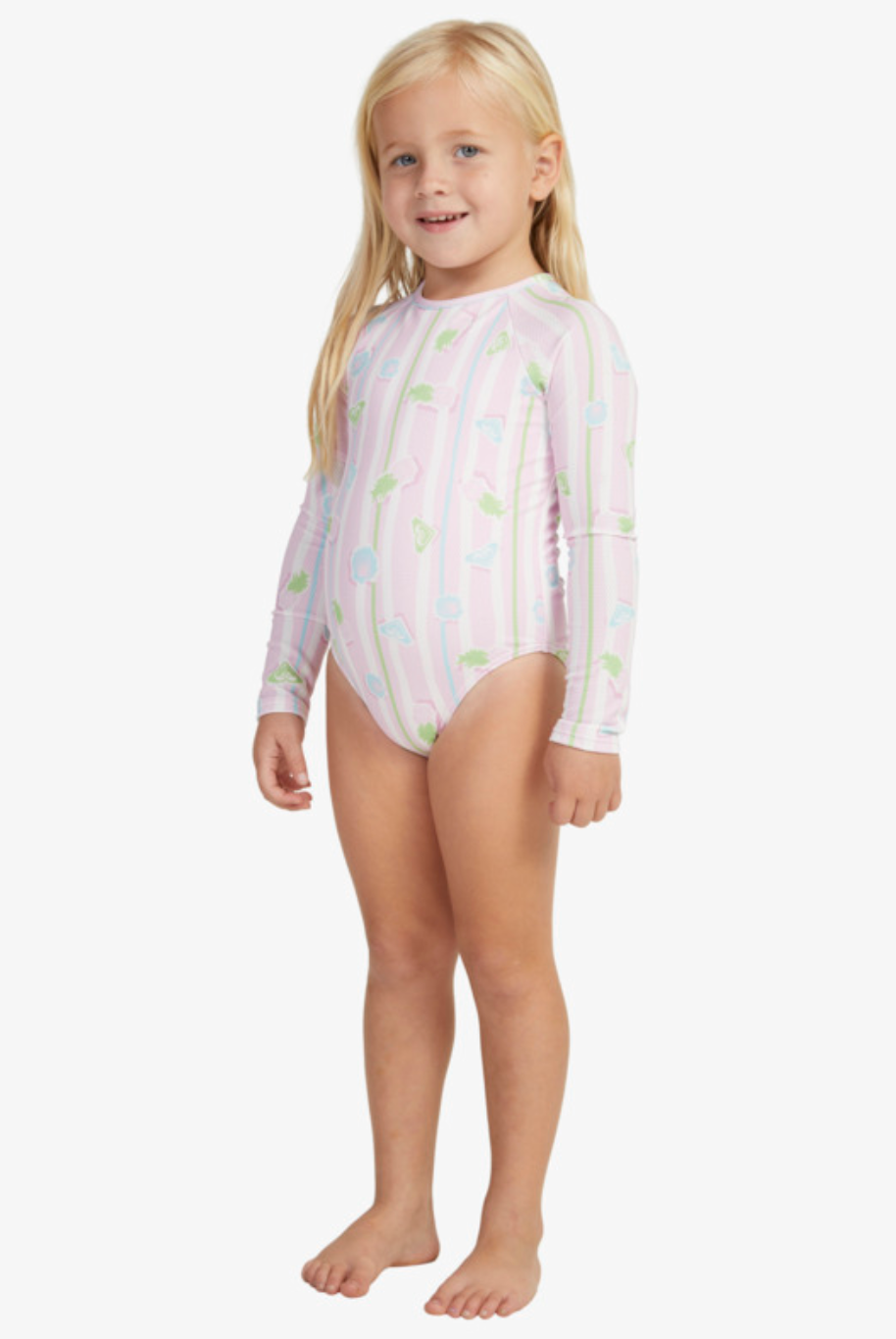 PINEAPPLE LINE LONG SLEEVE OP - GIRLS 2-7
