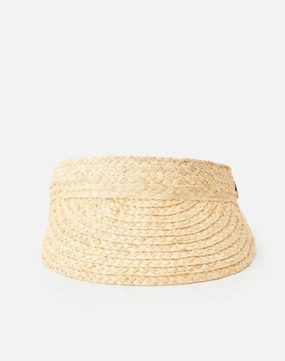 RIP CURL ESSENTIAL STRAW VISOR - NATURAL