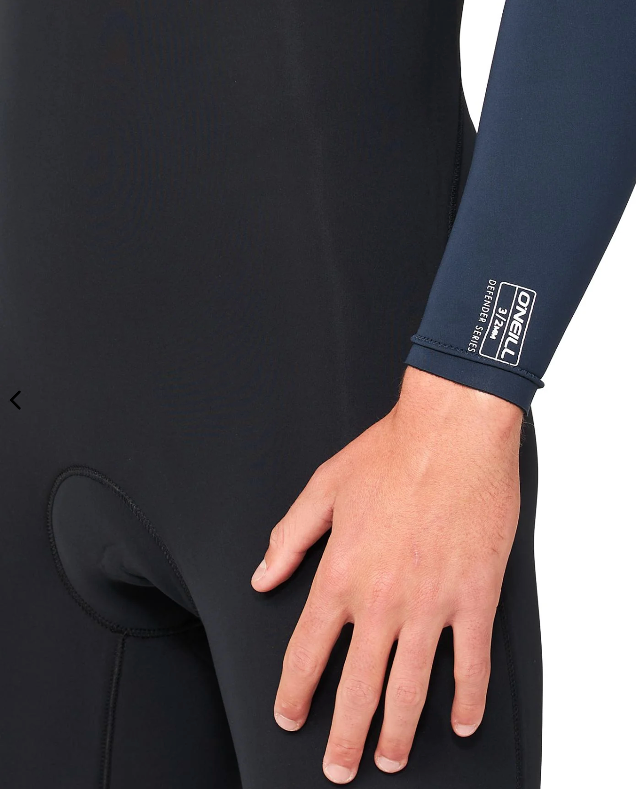 Defender 3/2mm Steamer Back Zip Wetsuit - Slate