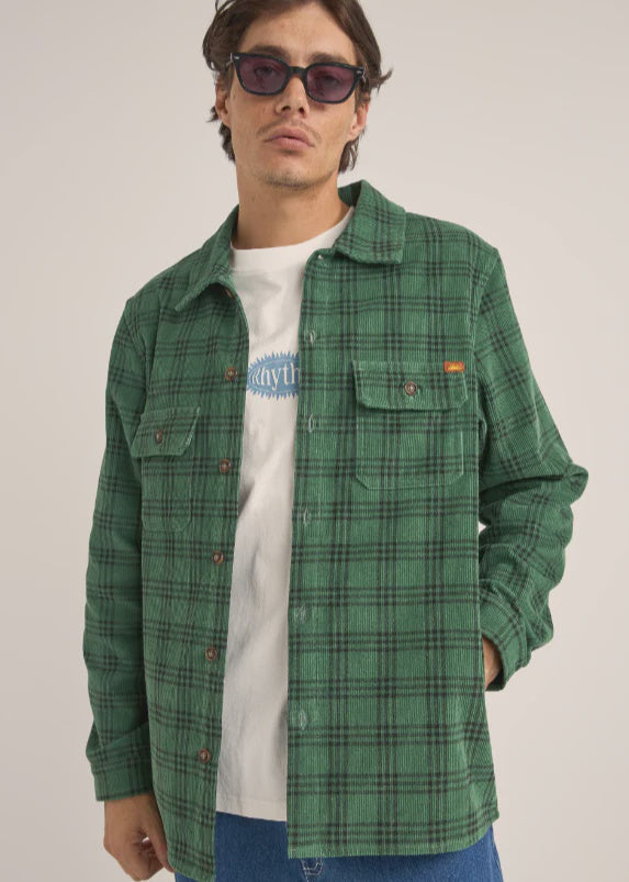 CORD CHECK OVERSHIRT