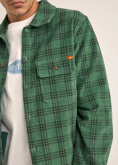 CORD CHECK OVERSHIRT