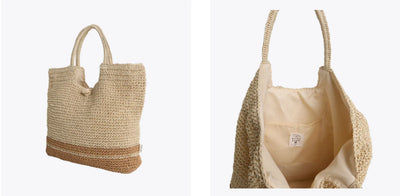 ALL DAY ME STRAW TOTE BAG