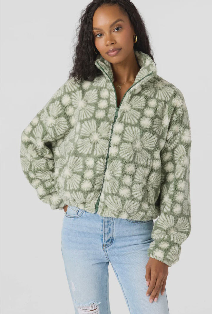 LADIES CORDIN PRINTED JACKED