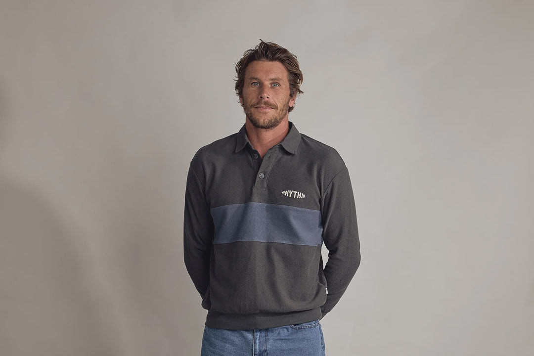 TERRY VINTAGE LS RUGBY SHIRT