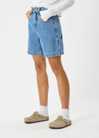 EMILIE HEMP DENIM WORKWEAR SHORT