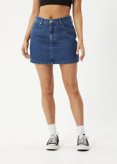 GEORGIA HEMP DENIM SKIRT