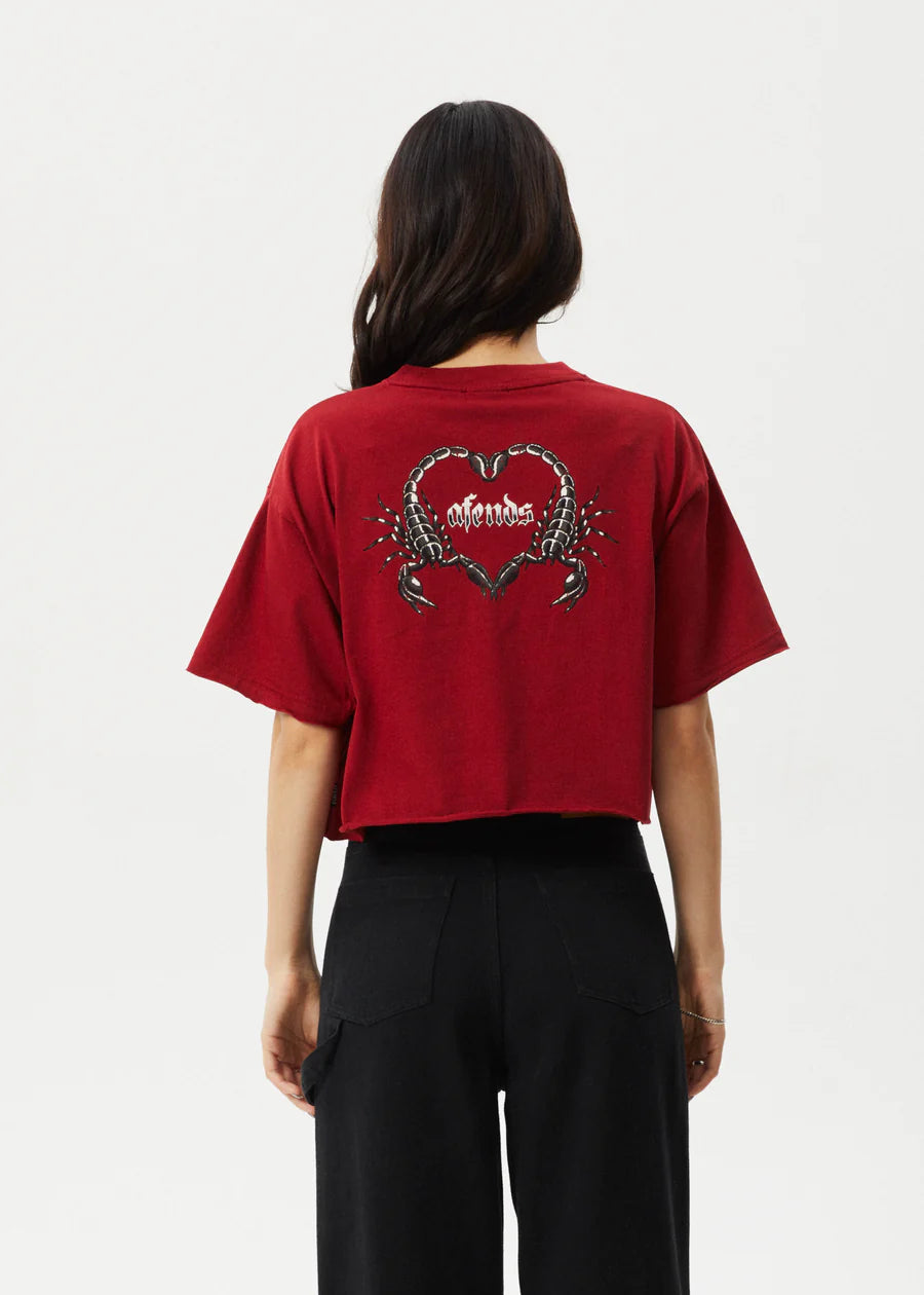 SCORPIO SLAY RECYCLED CROPPED TEE